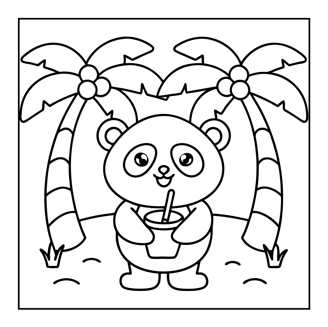 Bold and Easy Vacation Travel Coloring Book for Kids Young Girls Boys Travel Vacation Coloring Sheets for Travel Lover Children and Students