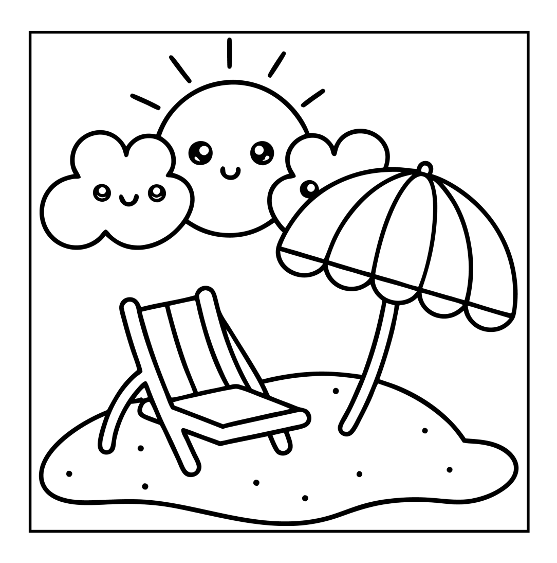 Bold and Easy Vacation Travel Coloring Book for Kids Young Girls Boys Travel Vacation Coloring Sheets for Travel Lover Children and Students