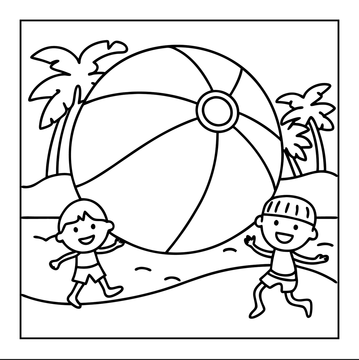 Bold and Easy Vacation Travel Coloring Book for Kids Young Girls Boys Travel Vacation Coloring Sheets for Travel Lover Children and Students