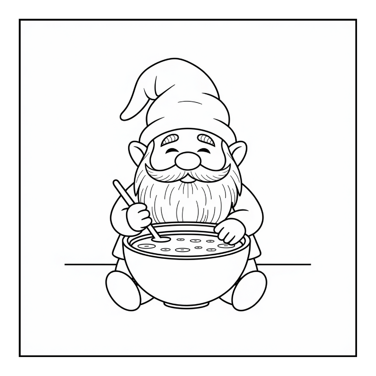Cute Enchanted Gnome Coloring Pages Book Cozy and Comfy Garden Gnomes Coloring Book Gift for Adults Men Women Kids Young Boys Girls Teens