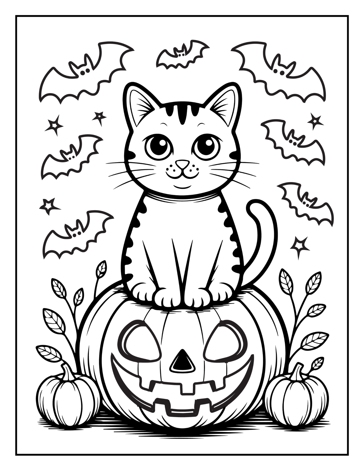 Cute Funny Spooky Halloween Coloring Book Adults Kids Boys Girls Young Teens Halloween Ghost Mummy Witch Scarecrows Coloring Activity Book