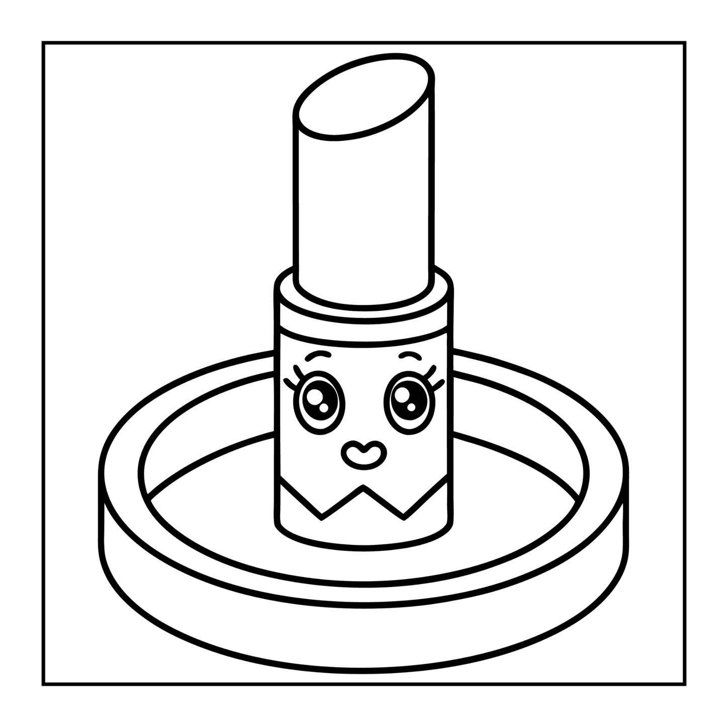 Cool Beauty Stuff Makeup Items Coloring Book for Women Mom Wife Girls Teens 50 Pages Bold and Easy Cozy Beauty Coloring Pages for Children