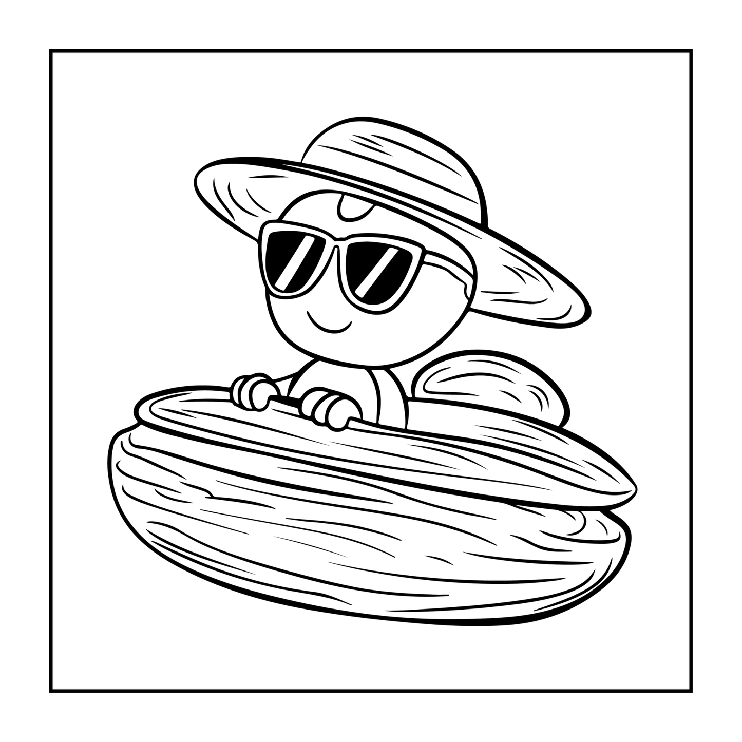 Cute Kawaii Honey Bee Coloring Book Gift for Kids Boys Girls Teens 50 Pages Single Sided Honey Bee Themed Coloring Activity Book