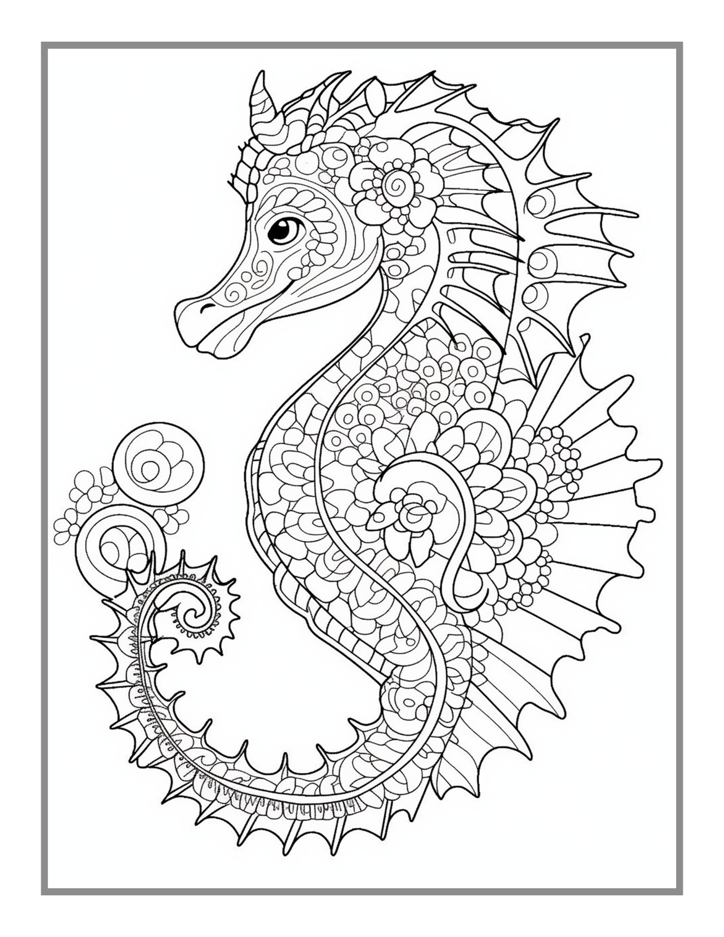 Bold and Easy Animal Mandala Coloring Book Gift for Adults Kids Men Women Boys Girls Teens Youth 50 Pages Animal Mandala Coloring Book