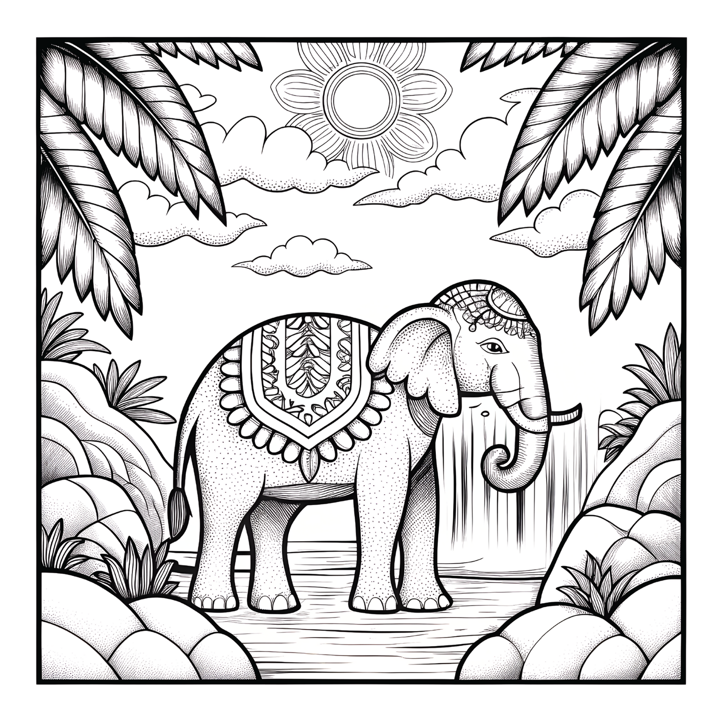Stress Relief Relaxation Coloring Book Gift for Adults Kids Men Women Boys Girls Young Teens 50 Pages Single Sided Cozy Places Bold and Easy