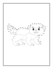 Load image into Gallery viewer, Bold and Easy Dot to Dot Animal Drawing Worksheets Book 50 Pages Dot to Dot Animal Lover Activity Book Gift for Kids Ages Boys Girls Teens

