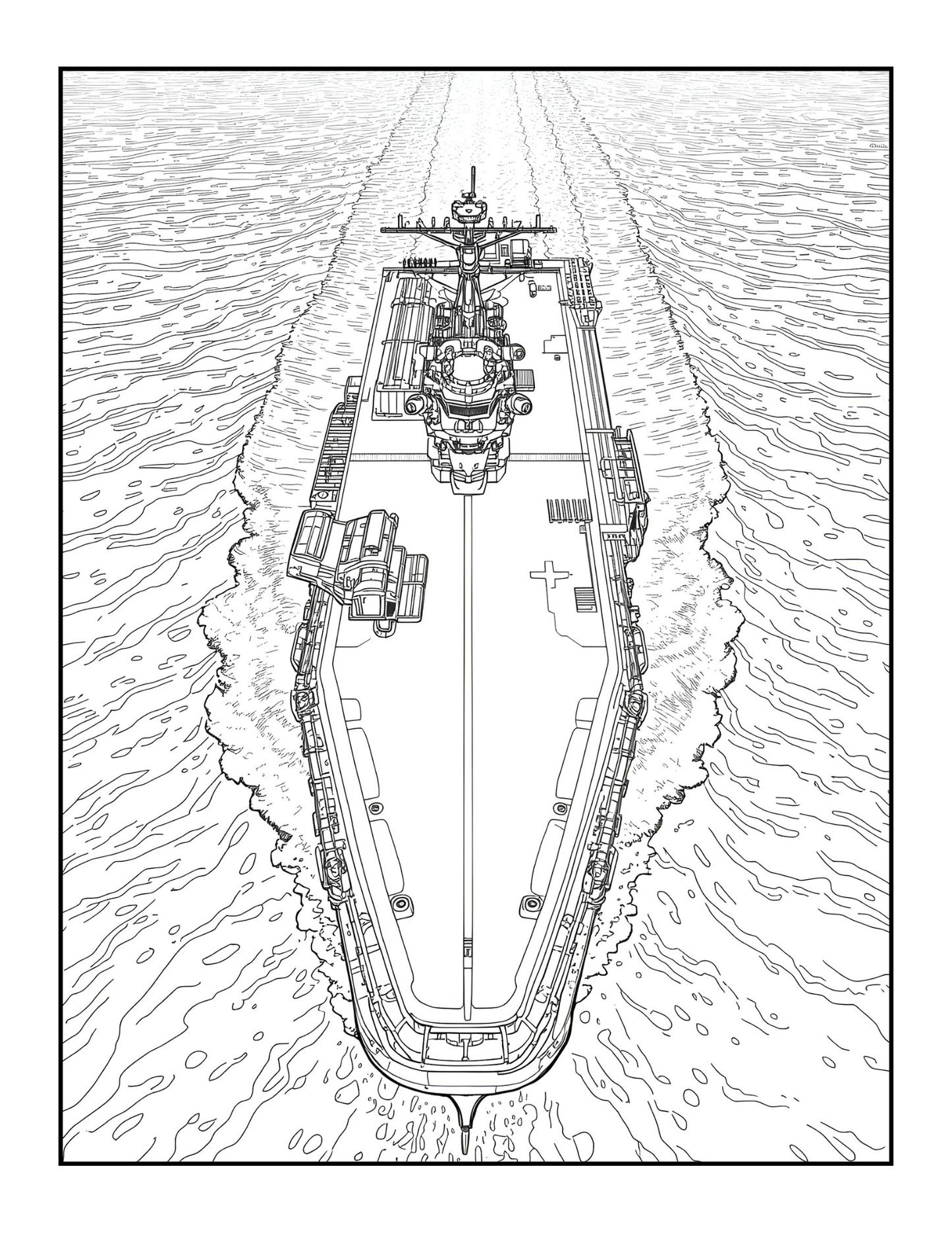Navy Ship Coloring Book for Adults Men Women Kids Boys Girls Teens Navy Carrier Ship Coloring Sheets Military Navy Coloring Pages Children