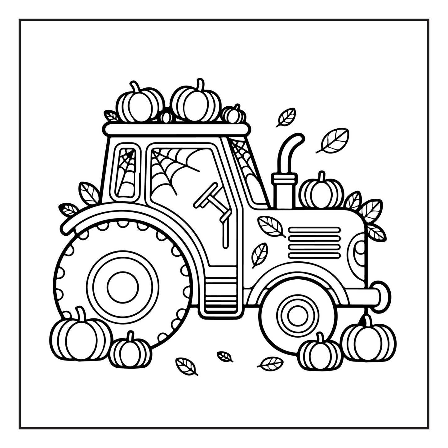 Cute Spooky Farm Halloween Coloring Book for Adults Kids Boys Girls Young Teens Funny Halloween Farm Animals Ghosts Chickens Witches