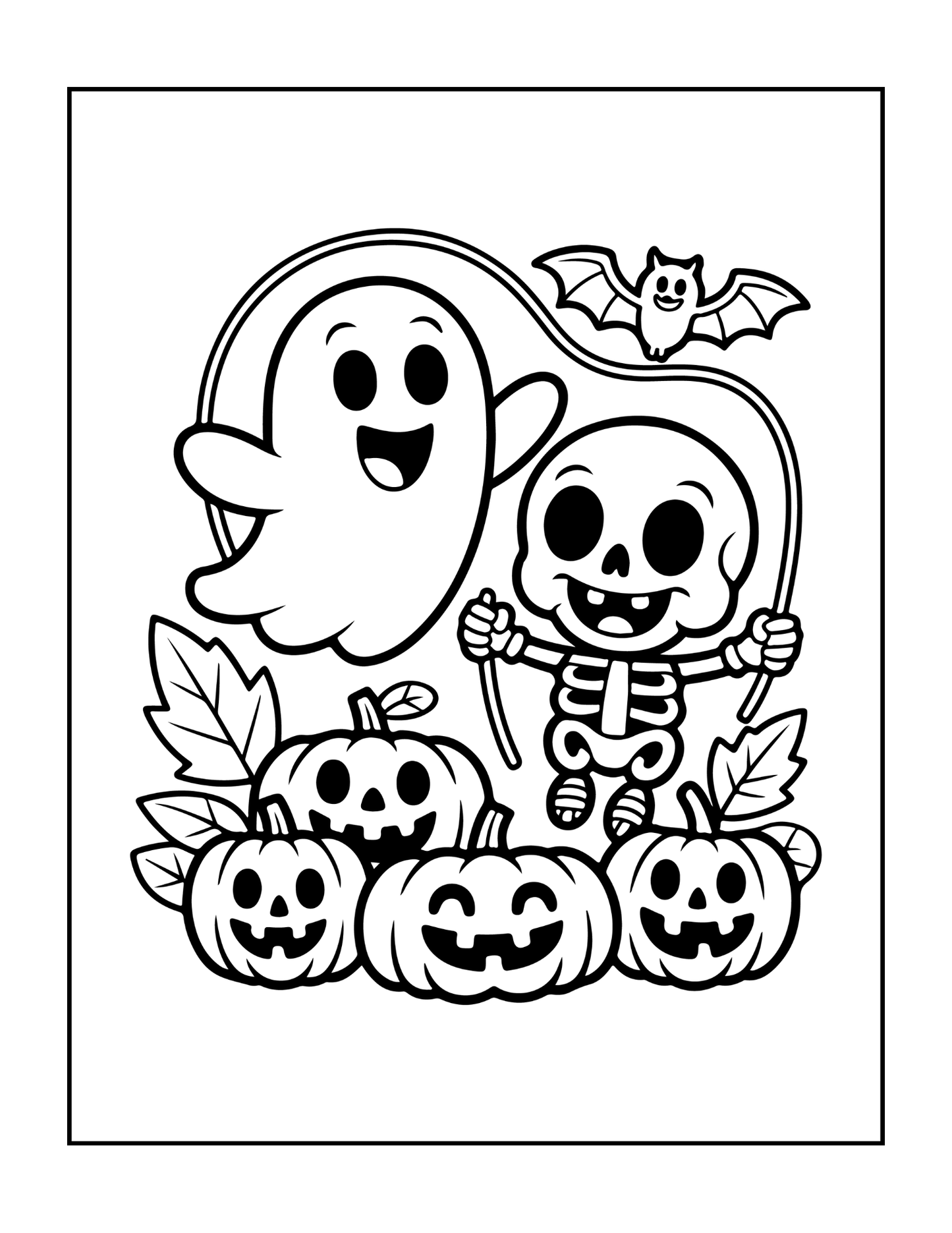 Cute Funny Spooky Halloween Coloring Book Adults Kids Boys Girls Young Teens Fall Season Halloween Coloring Pages Gift Children Halloween