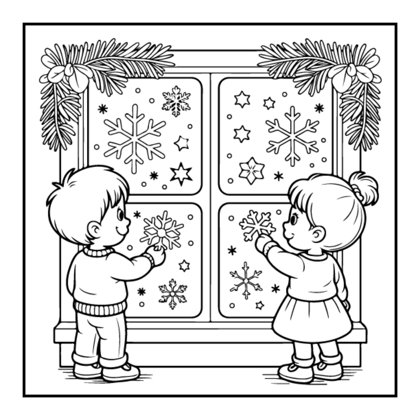 Kawaii Cozy Christmas Coloring Book for Adults Kids Boys Girls Teens Bold and Easy Holiday Season Merry Christmas Activity Coloring Sheets