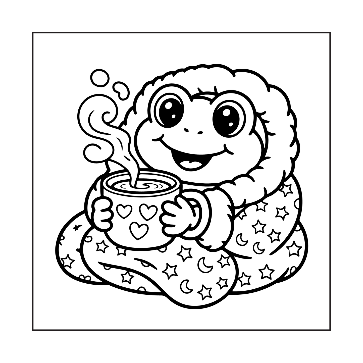 Cute Cozy Frog Froggy Days Coloring Book Gift Adults Men Women Kids Boys Girls Teens Cool Kawaii Whimsical Frog Toad Animal Coloring Book