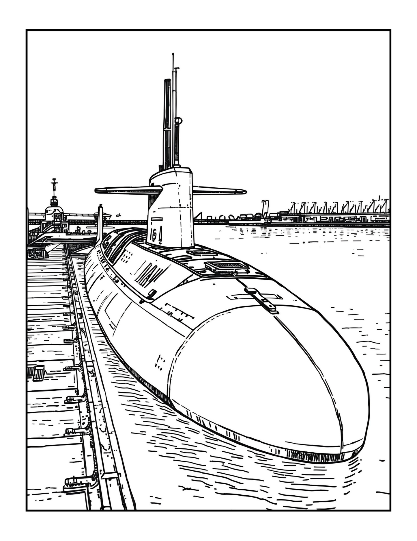 Navy Ship Coloring Book for Adults Men Women Kids Boys Girls Teens Military Children Marine Soldier War Combat Navy Ship Navy Coloring Pages