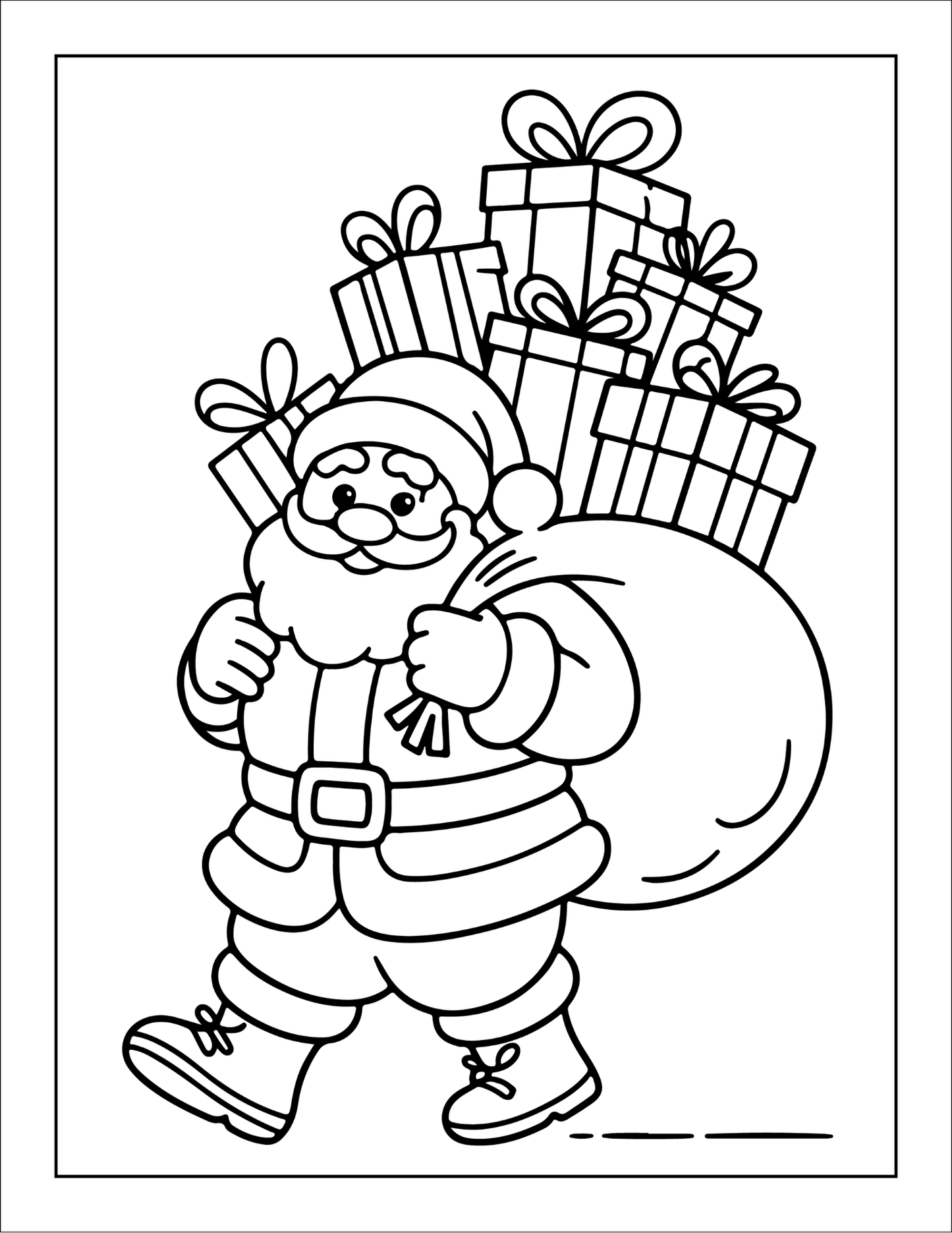 Kawaii Cozy Christmas Coloring Book for Adults Kids Boys Girls Teens Cute Festive Winter Season Holiday Coloring Pages for Children