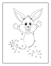 Load image into Gallery viewer, Easter Lover Dot to Dot Book 50 Pages Easter Bunny Rabbit and Eggs Dot to Dot Activity Coloring Book Gift for Kids Preschool Ages Boys Girls
