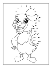 Load image into Gallery viewer, Dot to Dot Animal Lover Activity Book Gift for Kids Ages Boys Girls Teens Preschool Toddlers 50 Pages Cute Animals Dot to Dot Puzzle
