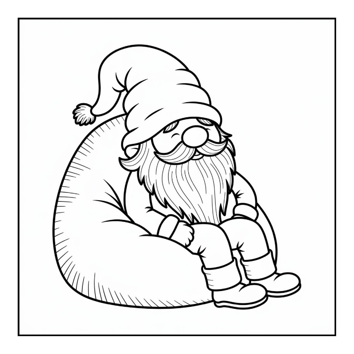 Cute Enchanted Gnome Coloring Pages Book Cozy and Comfy Garden Gnomes Coloring Book Gift for Adults Men Women Kids Young Boys Girls Teens