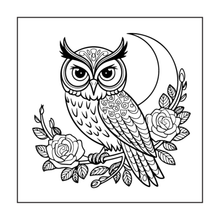 Load image into Gallery viewer, Cute Birds Flowers Coloring Book for Adults Kids Easy Nature Pages for Relaxation and Stress Relief
