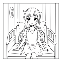 Load image into Gallery viewer, Kawaii Anime Girls Coloring Book for Kids Teens Adults – Cute Manga Characters Easy Japanese Scenes
