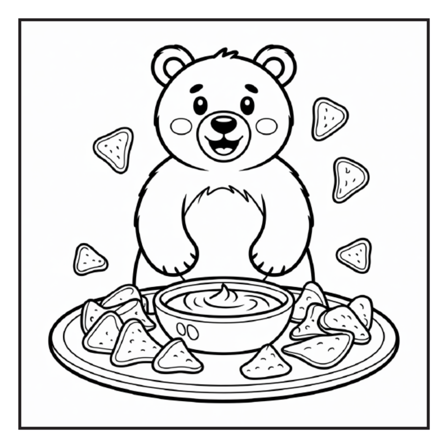 Cute Brown Bear Coloring Book Gift for Adults Kids Men Women Young Boys Girls Teens Cool Cozy Teddy Bear Coloring Activity Book for Children