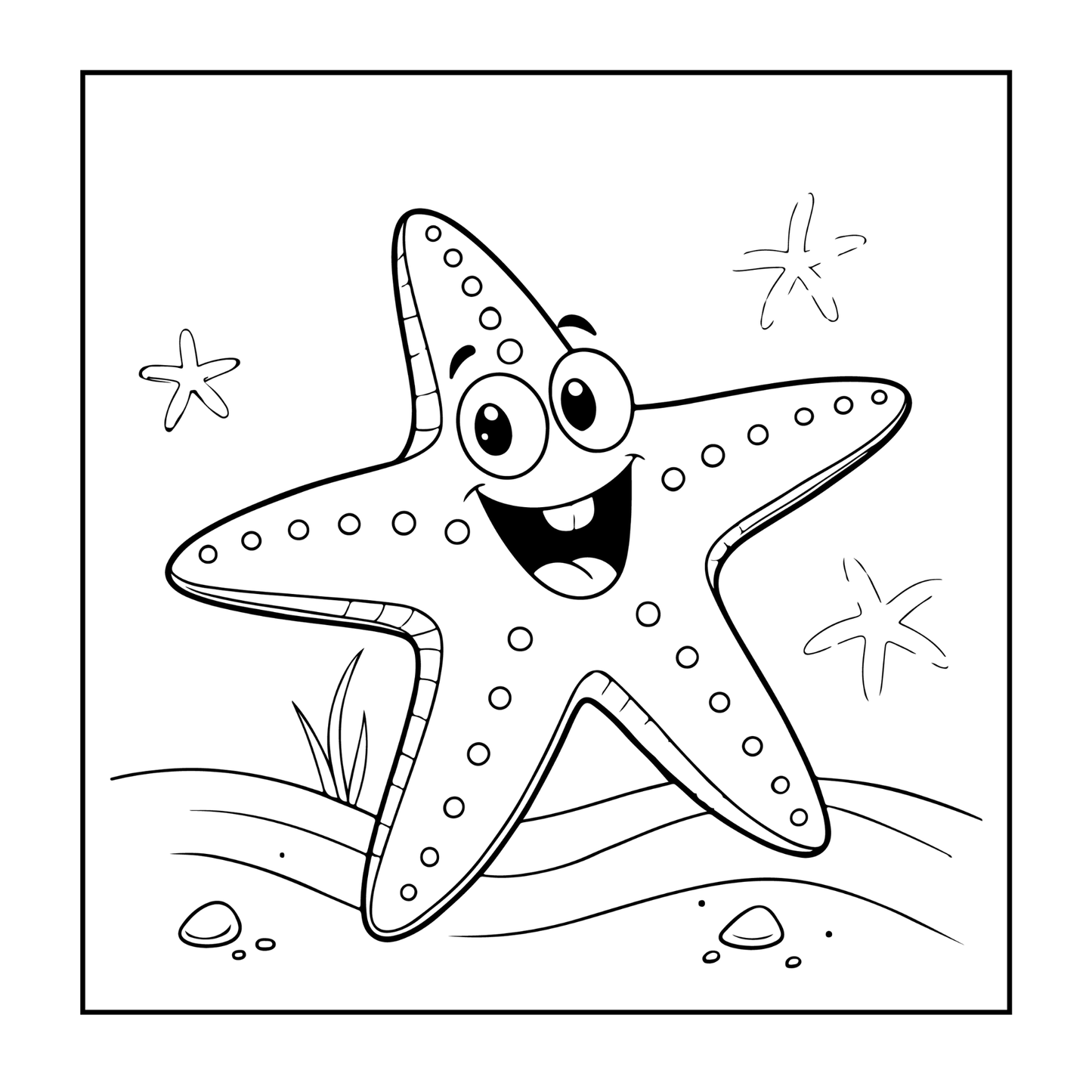 Sea Life Coloring Book for Adults Kids Boys Girls Teens Single Sided Cute Ocean Sea Creatures Coloring Activity Book for Youth Children