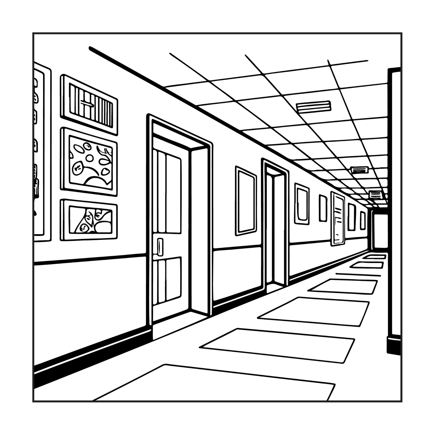 Cool Back to School Coloring Book for Kids Boys Girls Teens Youth 50 Pages Single Sided Back to School Coloring Activity Book for Students