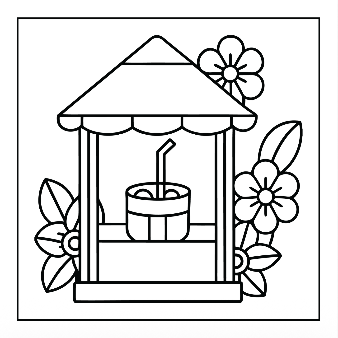 Cute Spring Coloring Book Gift for Adults Men Women Kids Young Boys Girls Teens Youth Bold and Easy Spring Coloring Sheets for Children