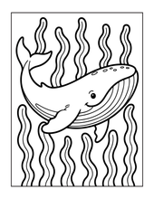 Load image into Gallery viewer, Cozy Cute Sea Creatures Coloring Book for Kids Adults Boys Girls Teens: Cool Underwater Animals Sea Ocean Fish Coloring Activity Book
