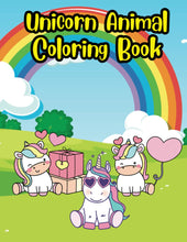 Load image into Gallery viewer, Unicorn Birthday Gift Activity Coloring Book Cute Animal Unicorn Horse Coloring Book Unicorn Coloring Books For Girls Boys Kids Adult Gift
