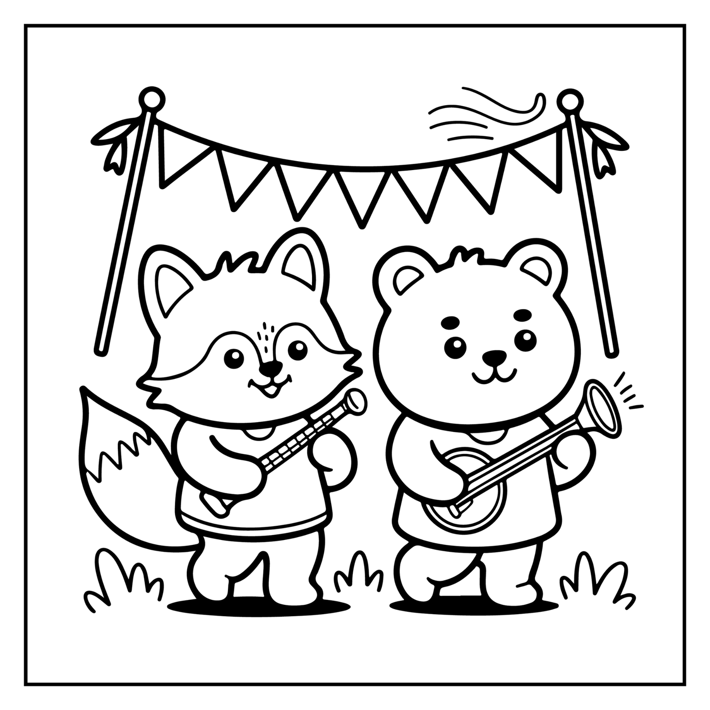 Cute Brown Bear Coloring Book Gift for Adults Kids Men Women Young Boys Girls Teens Cool Cozy Teddy Bear Coloring Activity Book for Children