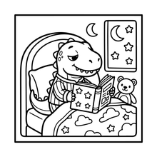 Load image into Gallery viewer, Cute Dinosaur Coloring Book Gift for Adults Kids Men Women Boys Girls Teens: Single Sided Dino Coloring Activity Sheets Book for Children
