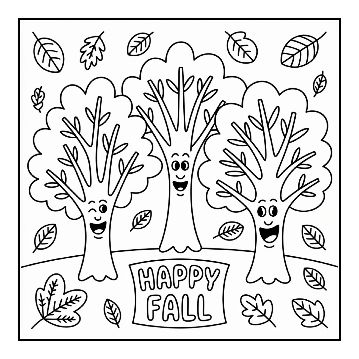 Cute and Cozy Fall Days Vibes Coloring Book for Adults Men Women Kids Boys Girls Teens Super Cute Simple Fall Bold and Easy Coloring Book