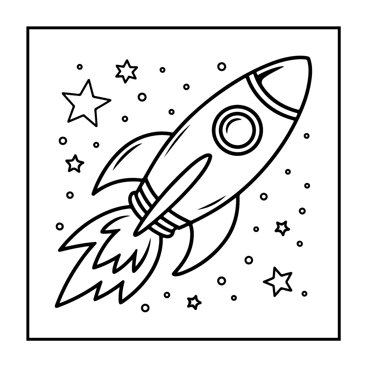 Cozy Outer Space Galaxy Planet UFO Extraterrestrial Coloring Book Gift for Kids Boys Girls: Astronaut Planet Space Coloring Activity Book