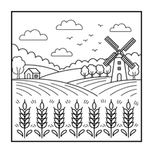 Load image into Gallery viewer, 50 Pages Cute Farm Animals Coloring Book Gift for Kids Boys Girls Teens Children Youth: Country Farm Animals Cow Sheep Coloring Book
