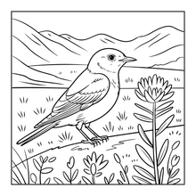 Load image into Gallery viewer, Cute Birds Flowers Coloring Book for Adults Kids Easy Nature Pages for Relaxation and Stress Relief
