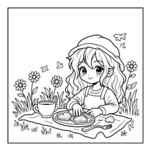 Load image into Gallery viewer, Kawaii Anime Girls Coloring Book for Kids Teens Adults – Cute Manga Characters Easy Japanese Scenes
