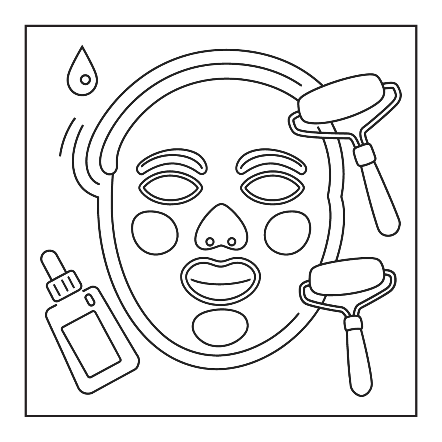 Cool Beauty Stuff Makeup Items Coloring Book for Women Mom Wife Girls Teens Cute and Comfy Fashion Makeup Items Coloring Activity Book