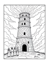 Load image into Gallery viewer, Christian Coloring Book for Adults Kids Boys Girls Teens, Bold and Easy Bible Story Designs, Single Sided Jesus Faith Devotional Gift
