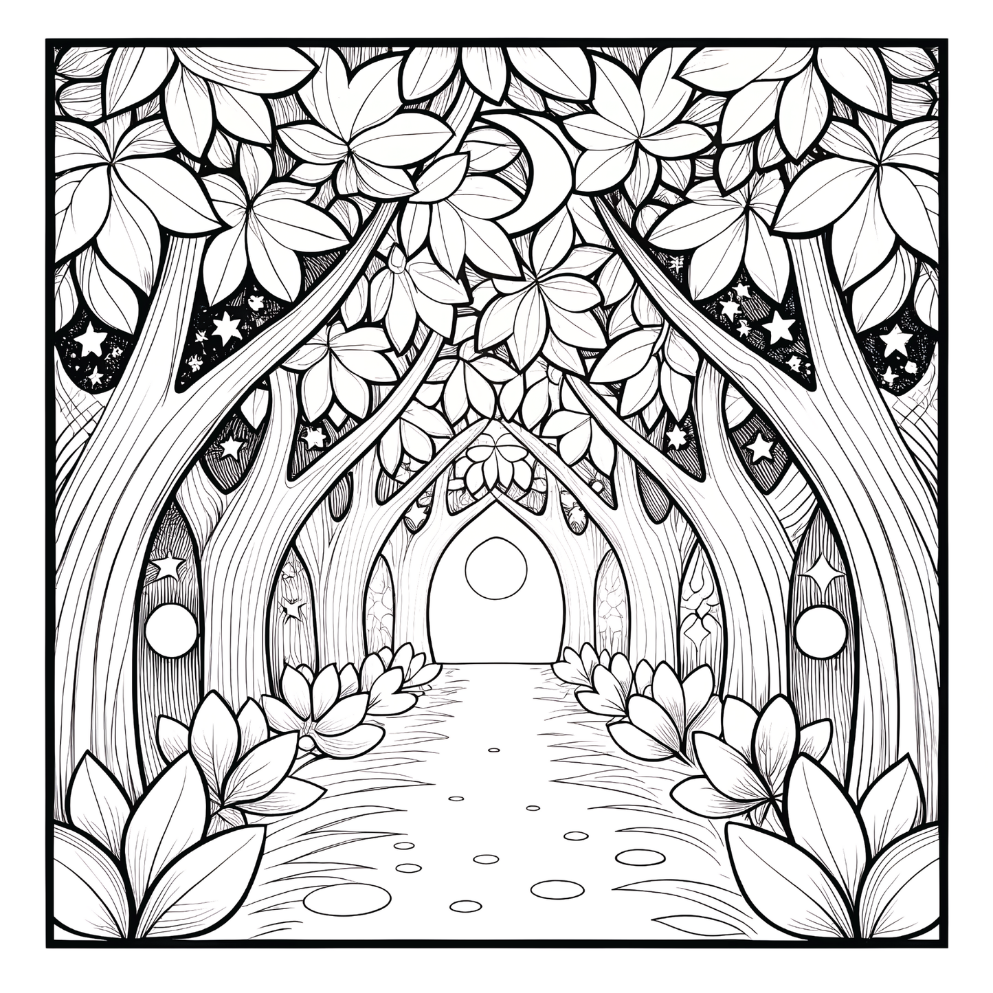 Stress Relief Relaxation Coloring Book Gift for Adults Kids Men Women Boys Girls Young Teens 50 Pages Single Sided Cozy Places Bold and Easy
