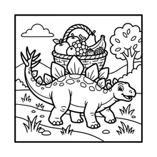 Load image into Gallery viewer, Cute Dinosaur Coloring Book Gift for Adults Kids Men Women Boys Girls Teens: Single Sided Dino Coloring Activity Sheets Book for Children
