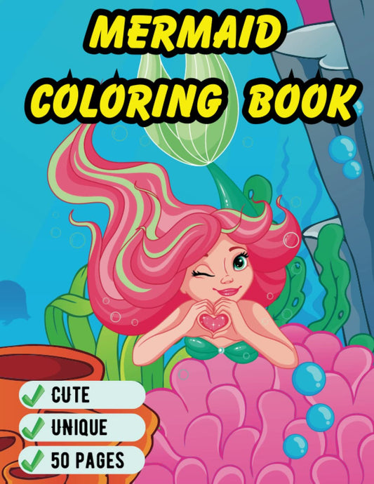 Mermaid Gift For Girls Mermaid Coloring Books For Girls Mermaid Activity Book For Kids Mermaid Books For Girls Age Mermaid Gifts For Women