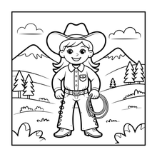 Load image into Gallery viewer, Cozy Cowboy Animals Coloring Book for Adults Kids Boys Girls Teens: Kawaii Cowboy Cute Animals Coloring Activity Book for Children
