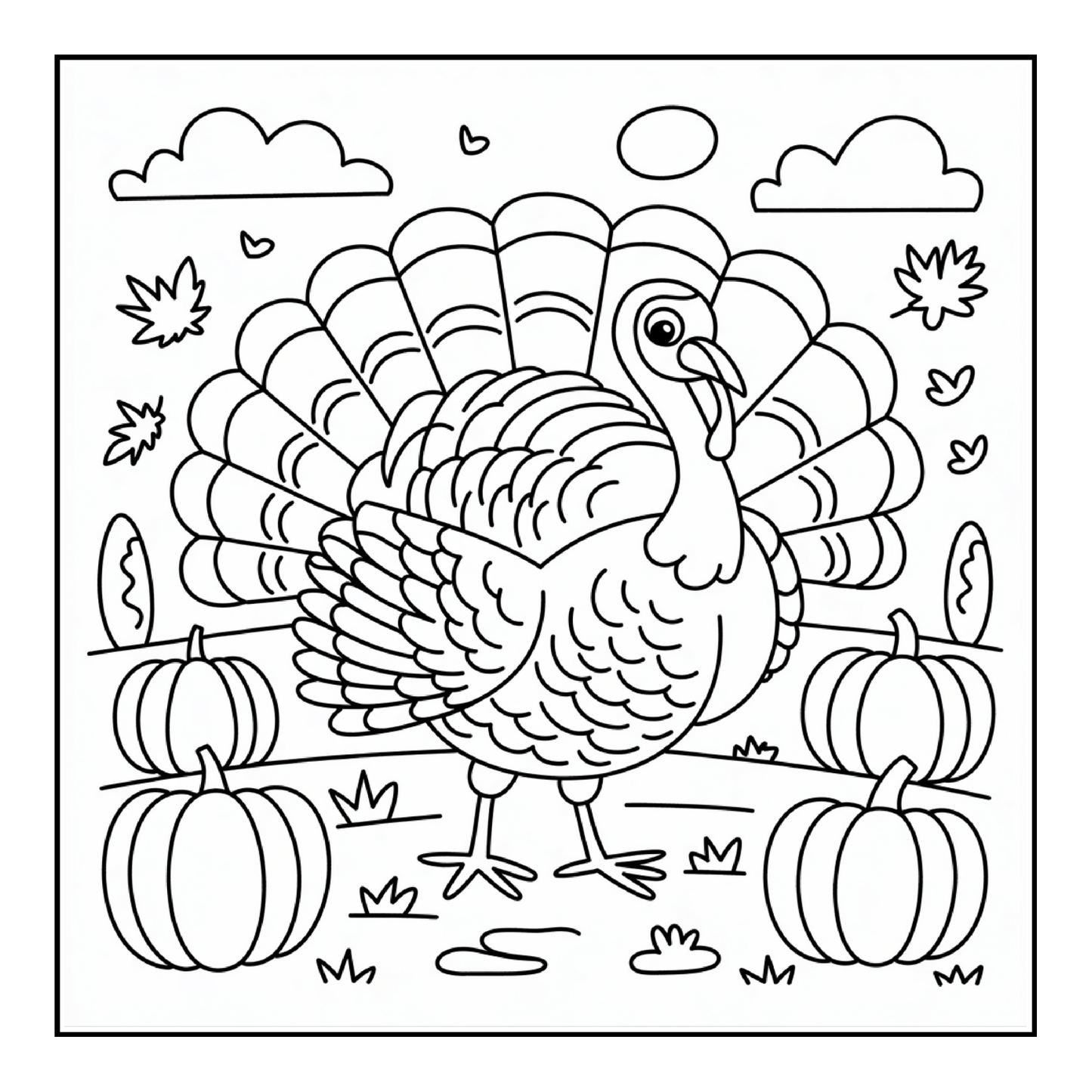 Cute and Cozy Fall Days Vibes Coloring Book for Adults Men Women Kids Boys Girls Teens Super Cute Simple Fall Bold and Easy Coloring Book