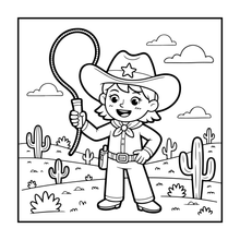 Load image into Gallery viewer, Cozy Cowboy Animals Coloring Book for Adults Kids Boys Girls Teens: Kawaii Cowboy Cute Animals Coloring Activity Book for Children

