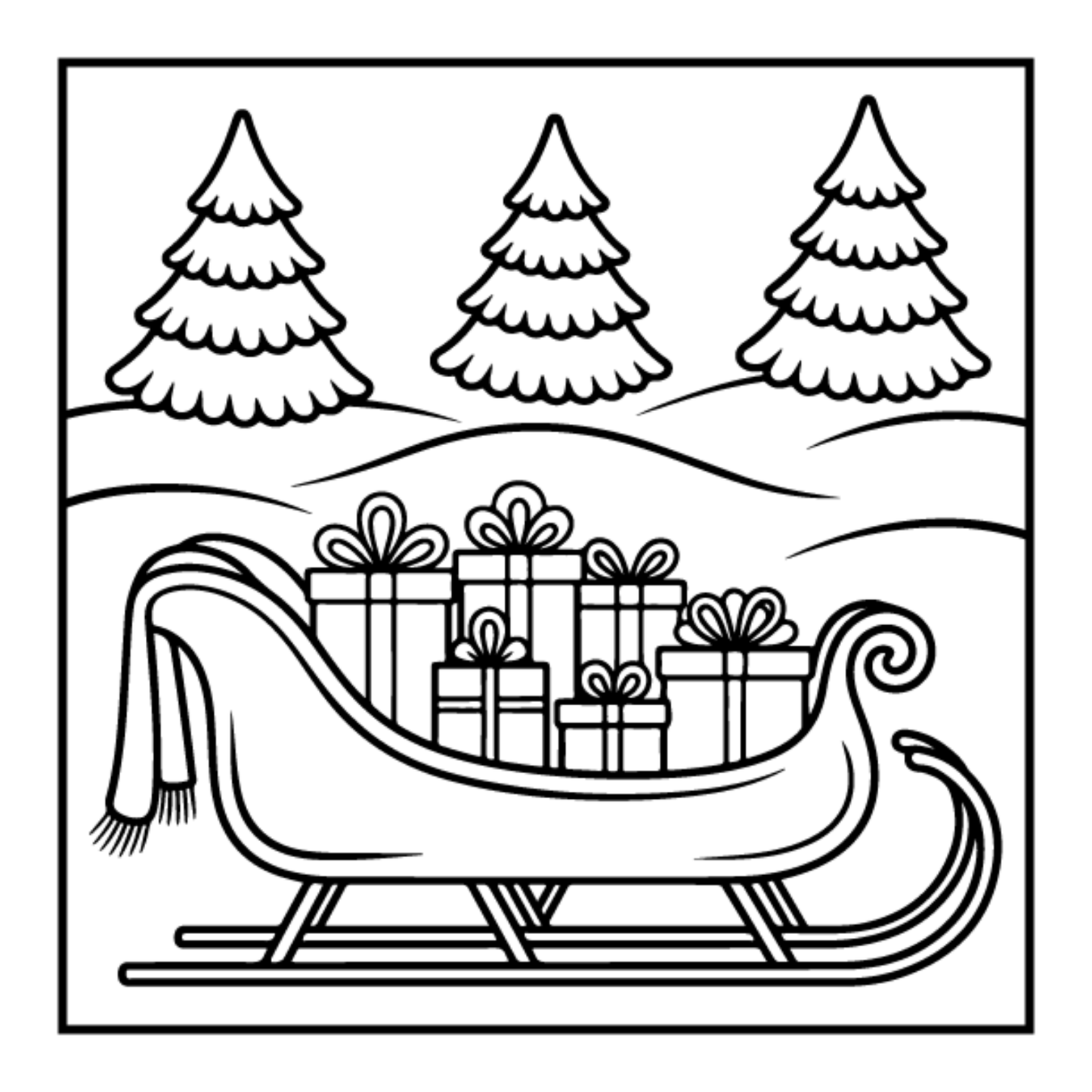 Kawaii Cozy Christmas Coloring Book for Adults Kids Boys Girls Teens Bold and Easy Merry Christmas Activity Coloring Sheets Winter Season