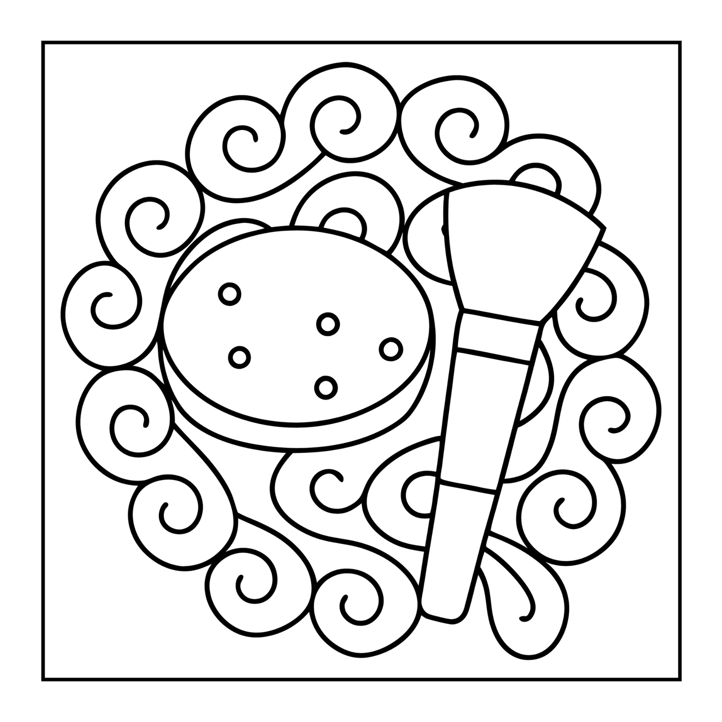 Cool Beauty Stuff Makeup Items Coloring Book for Women Mom Wife Girls Teens 50 Pages Bold and Easy Cozy Beauty Coloring Pages for Children