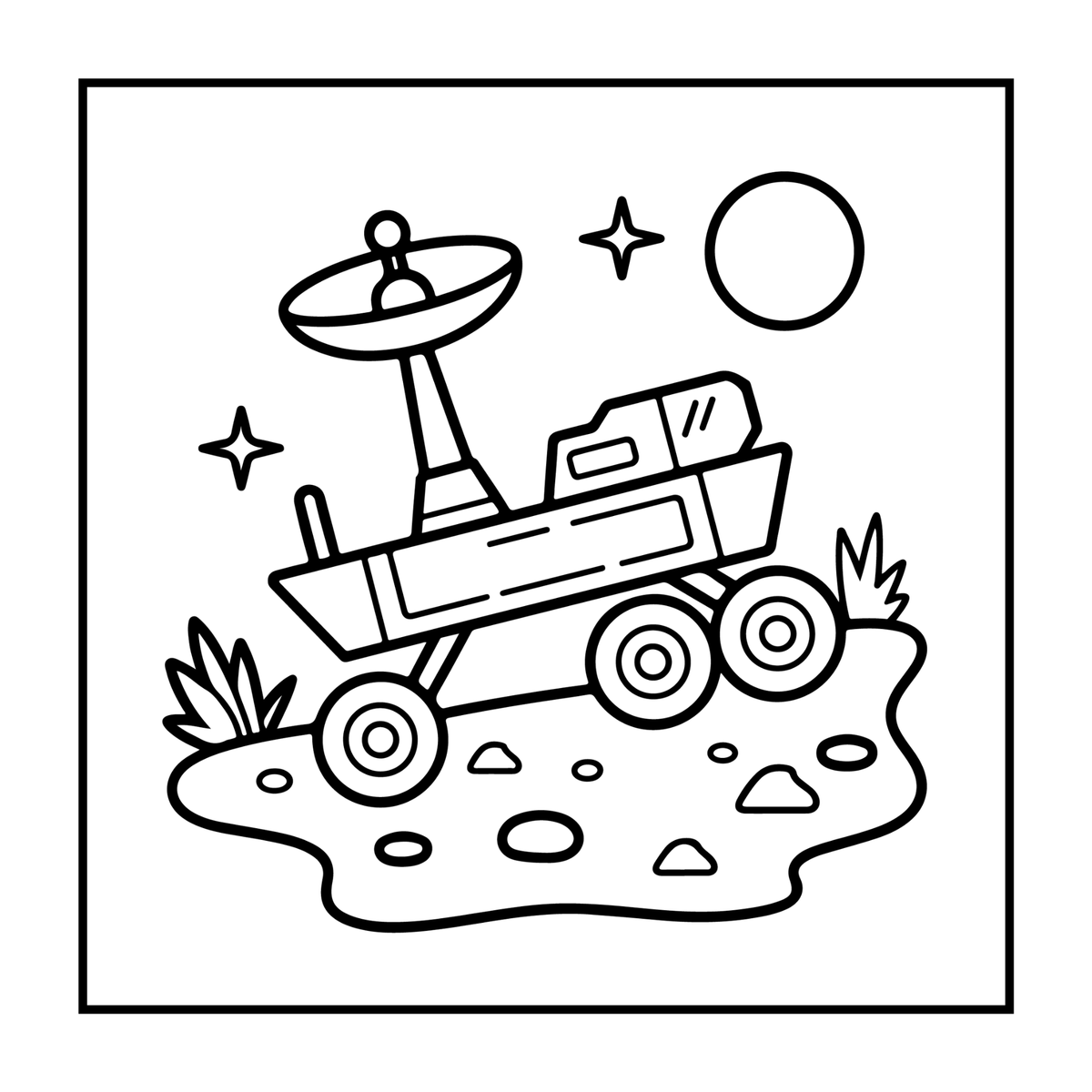 Cozy Outer Space Galaxy Planet UFO Extraterrestrial Coloring Book Gift for Kids Boys Girls: Astronaut Planet Space Coloring Activity Book