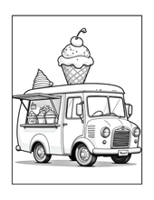 Load image into Gallery viewer, Printed Car Coloring Book for Kids Adults 25 Easy Vehicle Designs Physical Auto Activity Book Single Sided Pages Race Cars Off Road
