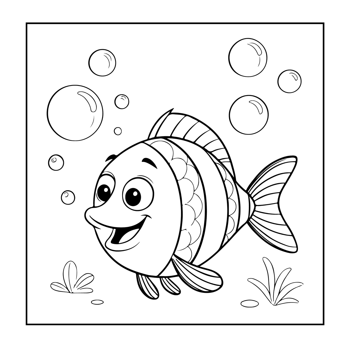 Sea Life Coloring Book for Adults Kids Boys Girls Teens Single Sided Cute Ocean Sea Creatures Coloring Activity Book for Youth Children