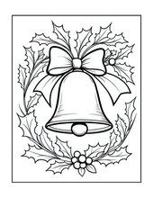 Load image into Gallery viewer, Christmas Coloring Book for Kids Adults Cute Snowman Holiday Activity Printed Softcover Book Bold Easy Winter Holiday Gift Single Sided Page
