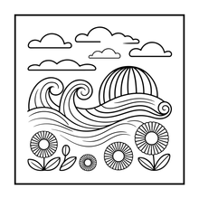 Load image into Gallery viewer, Stress Relief Relaxation Coloring Book Gift for Adults Kids Men Women Boys Girls Teens Single Sided Cozy Places Bold Easy Coloring Book
